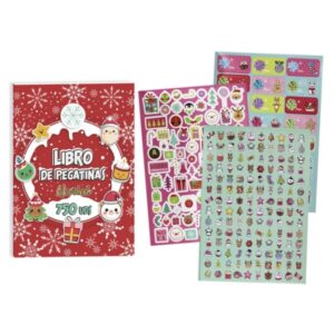 bismark libro con 750 pegatinas navideñas