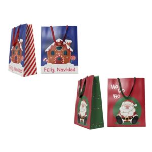bismark bolsa de papel navidad jumbo tarjeta para personalizar 2 diseños diferentes aleatorios