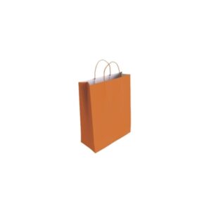 bismark bolsa de papel celulosa medidas 24x8x18cm color naranja