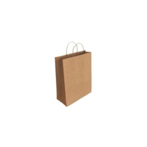 bismark bolsa de papel kraft medidas 24x8x18cm color marron
