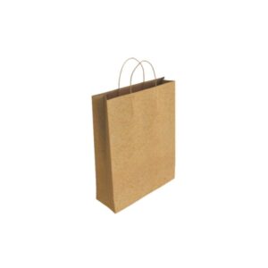bismark bolsa de papel kraft medidas 32x10x24cm color marron