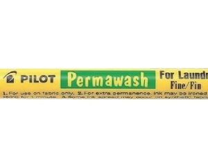 pilot permawash rotulador permanente para textil punta de 2mm color negro