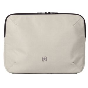 oxford identity executive funda/maletin para portatiles hasta 15.5" 2 compartimentos y 4 bolsillos cierre de cremallera 38x29x5cm color beige