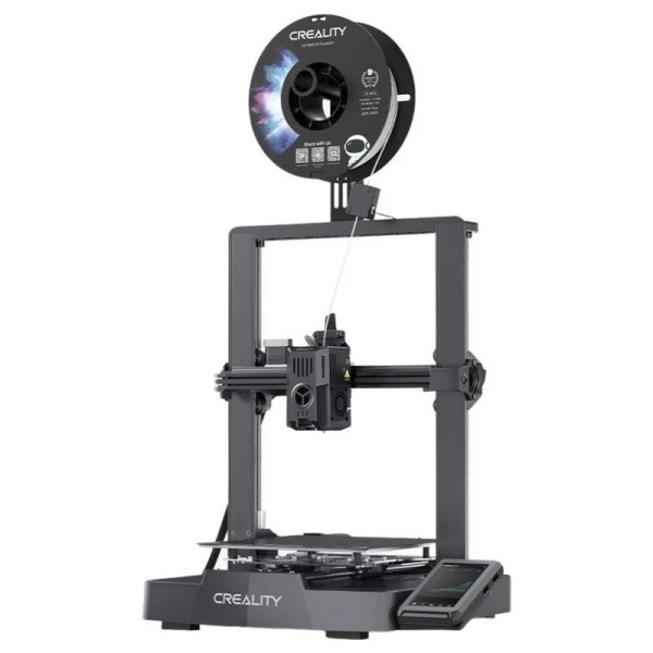 creality ender 3 v3 ke impresora 3d abierta volumen 22x22x24cm doble ventilador cuerpo metalico riel lineal de eje x interfaz de usuario inteligente velocidad hasta 500mm/s