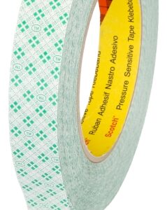 3m cinta adhesiva de doble cara 25mmx50m cinta de 260µm soporte de pvc de 38µm con adhesivo 375 color blanco