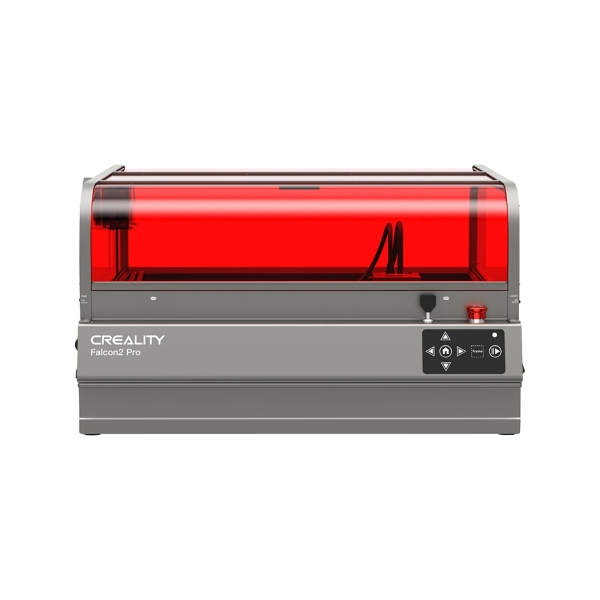 creality falcon 2 pro 22w grabadora y cortadora laser 22w cerrada laser clase 1 (fda) area de trabajo 400x415mm corte en multiples materiales diseño visual de 360°