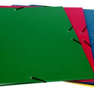 mariola carpeta a3 carton forrado en geltex solapas formato a3 medidas 37x50cm cierre con goma elastica color negro