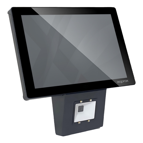 approx appcheckerprice02 verificador de precios 10" lcd tactil rk3566 2gb ram 32gb escaner 1d/2d wifi, lan, bluetooth 5.4 compatible con poe altavoz android 11 color negro