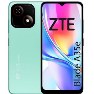 zte blade a35e smartphone pantalla 6,52" 2+2gb ram 32 gb 90 hz bateria 5000 mah color verde