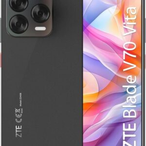 zte blade v70 vita smartphone pantalla 6,7" 8+12 gb ram 256 gb 90 hz camara 50 mp bateria 5000 mah color gris