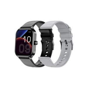 spc smartee duo 3 reloj inteligente smartwatch pantalla amoled 1.93" mas de 100 modos deportivos monitoreo de salud resistencia ip68 7 dias de autonomia incluye 2 correas color negro