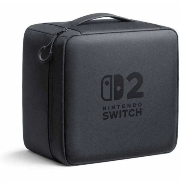 nintendo maletin de viaje para consola nintendo switch 2 proteccion efectiva contra golpes capacidad para 6 tarjetas compartimentos para accesorios color negro