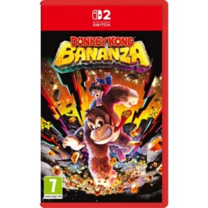 nintendo videojuego donkey kong bananza para consola nintendo switch 2 genero plataformas 3d/accion/aventura pegi 7