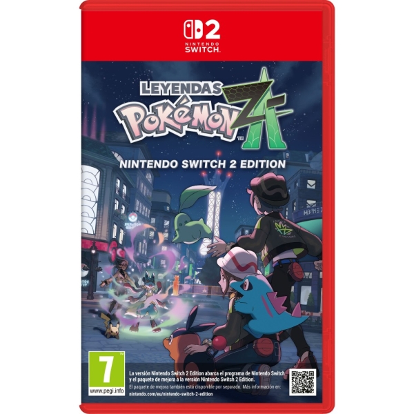 nintendo videojuego pokemon legends za para consola nintendo switch 2 genero rpg/aventura pegi 7