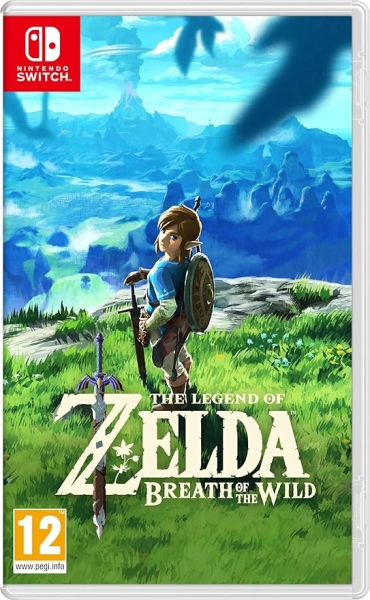 nintendo videojuego legend of zelda: breath of the wild para consola nintendo switch genero aventura/mundo abierto/rol pegi 12