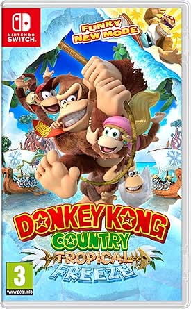 nintendo videojuego donkey kong country: tropical freeze para consola nintendo switch genero plataformas/aventura pegi 3