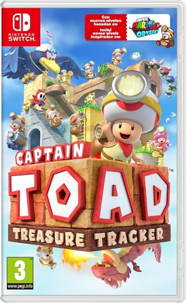 nintendo videojuego captain toad: treasure tracker para consola nintendo switch genero aventura/puzzle pegi 3