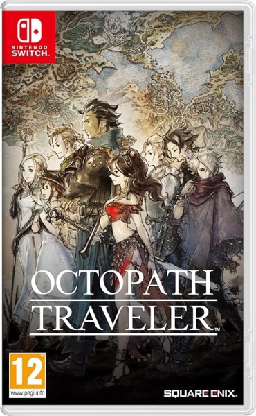 nintendo videojuego octopath traveller para consola nintendo switch genero rol/rpg/aventura pegi 12