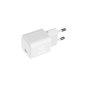 blackbyte by pedro buerbaum cargador gan de 25w 1xusb c carga rapida pps color blanco