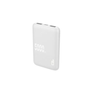 blackbyte by pedro buerbaum bateria lipo externa/powerbank de 5000mah powerdelivery 20w carga rapida de 22.5w tacto engomado extraplana color blanco