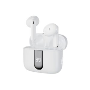 blackbyte by pedro buerbaum zenith pro auriculares bluetooth cancelacion de ruido enc/anc alcance 15m control tactil color blanco