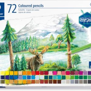 staedtler 146c caja metalica con 72 lapices de colores mina suave colores surtidos