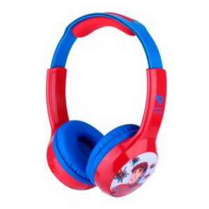 redlox by chuster hero auriculares bluetooth 5.4 altavoz 40mm bateria 200mah autonomia hasta 16h alcance 10m 32ohm sensibilidad 85db color rojo y azul