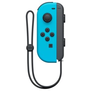 nintendo mando joy con izquierdo para nintendo switch vibracion hd sensor de movimiento acelerometro y giroscopio conectividad bluetooth color azul neon
