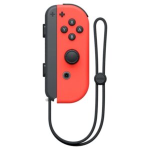 nintendo mando joy con derecho para nintendo switch vibracion hd sensor de movimiento acelerometro y giroscopio conectividad bluetooth camara infrarroja color rojo neon