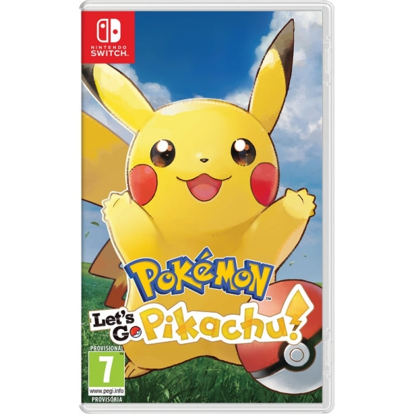 nintendo videojuego pokemon let's go pikachu! para consola nintendo switch genero rpg por turnos/aventura pegi 7