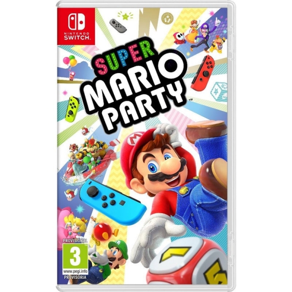 nintendo videojuego super mario party para consola nintendo switch genero fiesta/minijuegos/estrategia ligera pegi 3