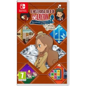 nintendo videojuego el misterioso viaje de layton para consola nintendo switch genero puzles/misterio/aventura narrativa pegi 7