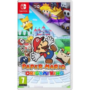 nintendo videojuego paper mario: the origami king para consola nintendo switch genero aventura/rpg ligero/humor pegi 7
