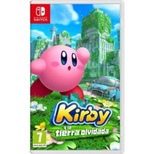 nintendo videojuego kirby y la tierra olvidada para consola nintendo switch genero accion/plataformas pegi 7