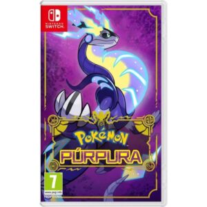 nintendo videojuego pokemon purpura para consola nintendo switch genero rpg/mundo abierto pegi 7