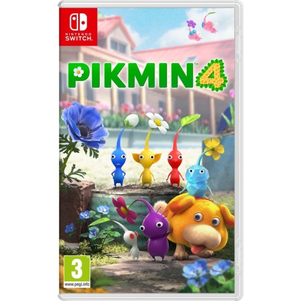nintendo videojuego pikmin 4 para consola nintendo switch genero aventura/estrategia en tiempo real pegi 3