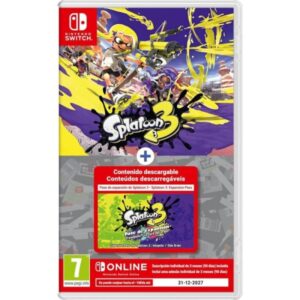 nintendo videojuego splatoon 3 con pase de expansion para consola nintendo switch 3 meses de nintendo switch online incluido genero accion/shooter en tercera persona pegi 7