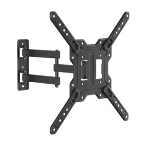 aisens wt65tse 417 eco soporte para monitor/tv giratorio e inclinable 3 pivotes de 23" a 65" peso máximo 30kg color negro