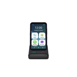 spc zeus 2 4g smartphone 5" especial para personas mayores boton sos capacidad 64gb 4gb de ram color negro