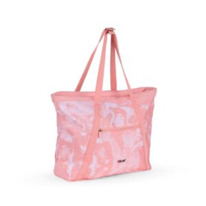 milan coleccion lava bolso shopper 18.5l gran capacidad cierre de cremallera tamaño 52x36x3cm color rosa