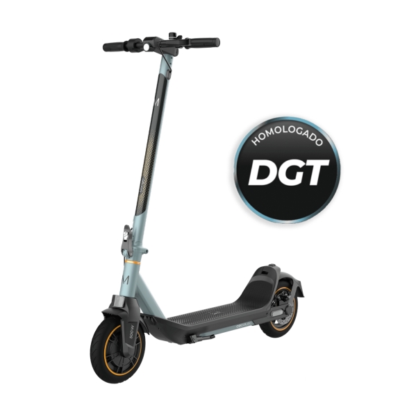 cecotec bongo serie m20 patinete electrico 500w autonomia 20km ruedas 8.5” neumaticas frenado doble seguro pantalla led homologado por la dgt velocidad 25km/h color negro y azul