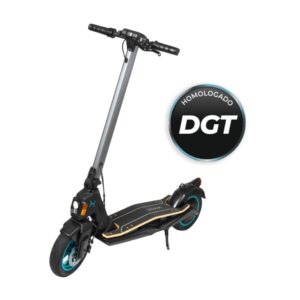 cecotec bongo serie s+infinity patinete electrico 750w autonomia 30km ruedas 10" tubeless 4 modos de conduccion frenos disco y e abs velocidad 25km/h tiempo carga 5h color negro
