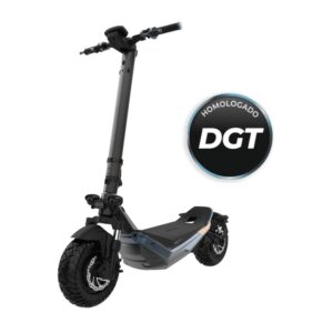 cecotec bongo serie doble z 75 patinete electrico 2200w autonomia 75km ruedas 10.5" homologado por la dgt doble suspension frenos de disco y e abs velocidad 25km/h color negro y azul