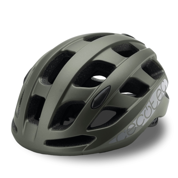cecotec brainguard sprinter casco para bicicleta y patinete talla s m ligero 220g 22 aperturas de aire acolchado comodo ajustable homologado color verde