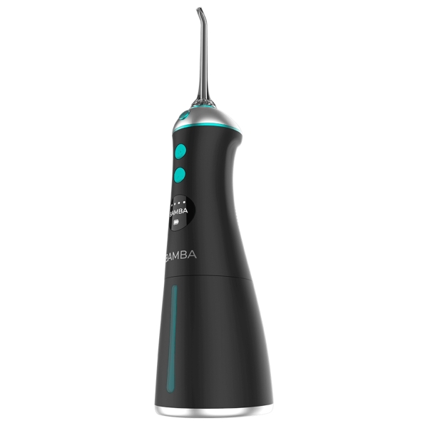 cecotec bamba toothcare 1100 jet liberty irrigador dental portatil 6 modos 6 boquillas incluidas deposito 280ml ajuste de 10 a 115psi resistente al agua ipx7 carga usb color negro