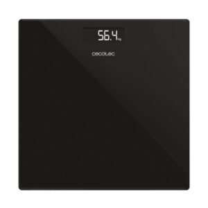 cecotec surface precision bascula corporal tecnologia autoencendido funciona con pilas seguridad con agarre facil de usar combina estilo y funcionalidad 300x300mm color negro