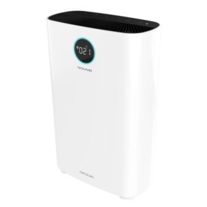cecotec totalpure 7500 connected purificador de aire 60w control wi fi y tactil cobertura hasta 200m3 sensor de calidad del aire silencioso 68db modo noche y temporizador color blanco