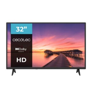 cecotec 0 series 0032 televisor 32" led con resolucion hd sonido dolby memoria flash conexiones hdmi y usb color negro