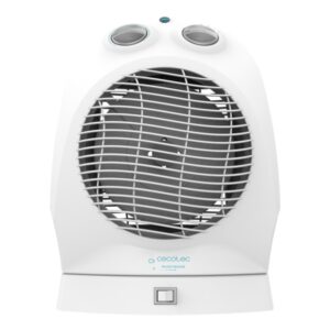 cecotec readywarm 9890 force rotate calefactor electrico 2400w oscilacion a 60º 2 niveles de potencia 3 modos funcionamiento silencioso sistema de seguridad triple color blanco