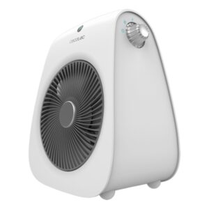 cecotec readywarm 2000 max force calefactor electrico 2000w 3 modos de funcionamiento control de temperatura regulable cobertura hasta 20m2 asa para transporte color blanco